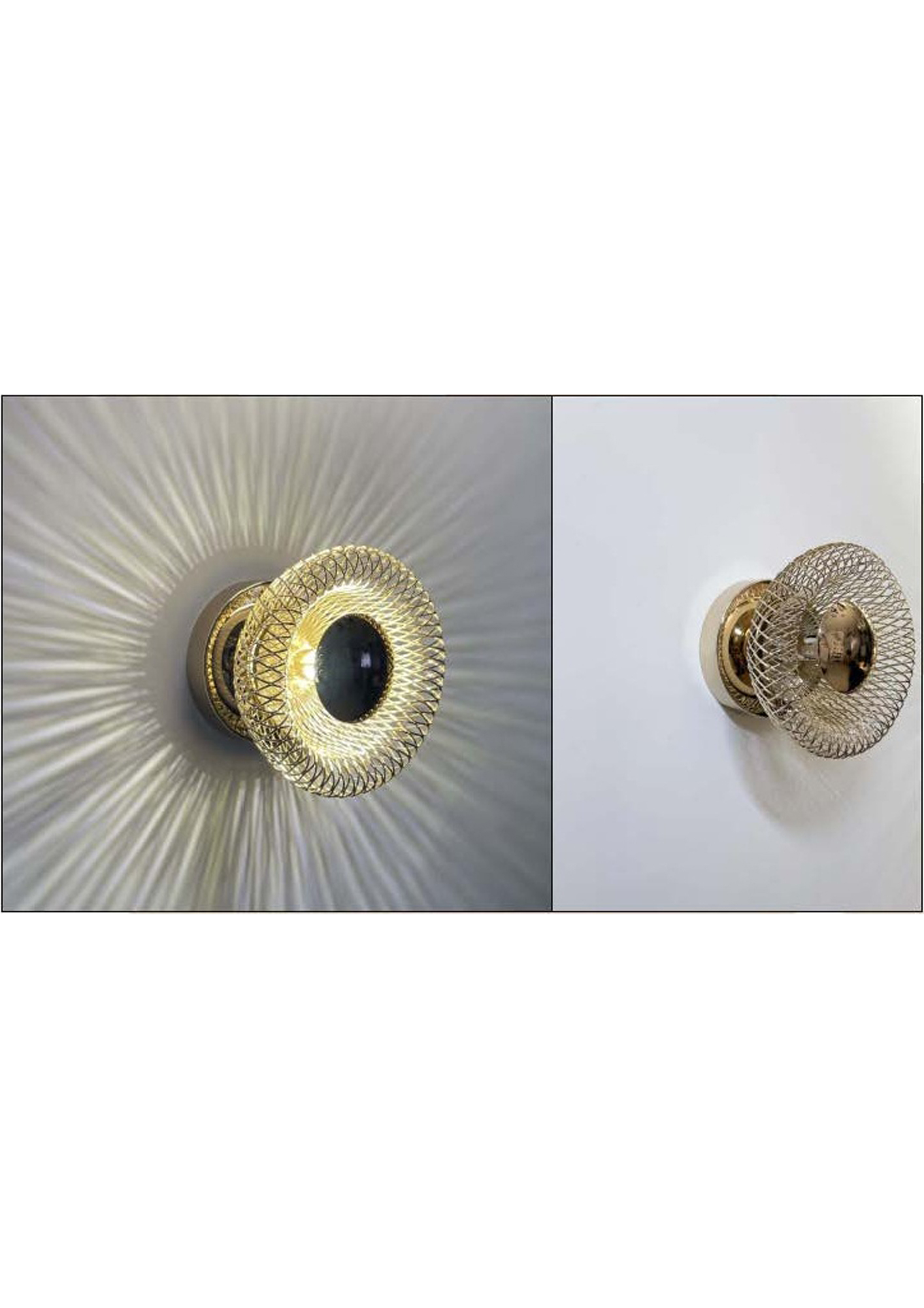 Beyond Lights - Wire Cage Sconce- GL